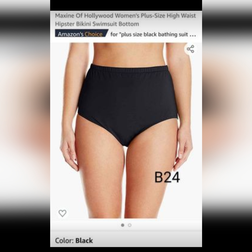 Brand New Maxine Of Hollywood High Waisted Bikini Bottoms B24